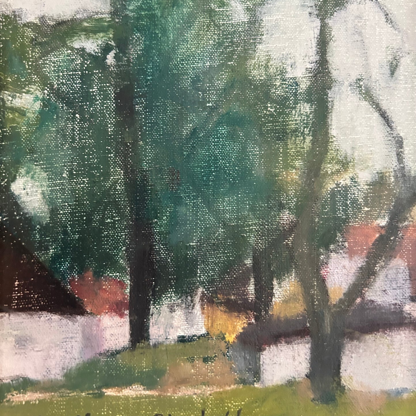 Green trees