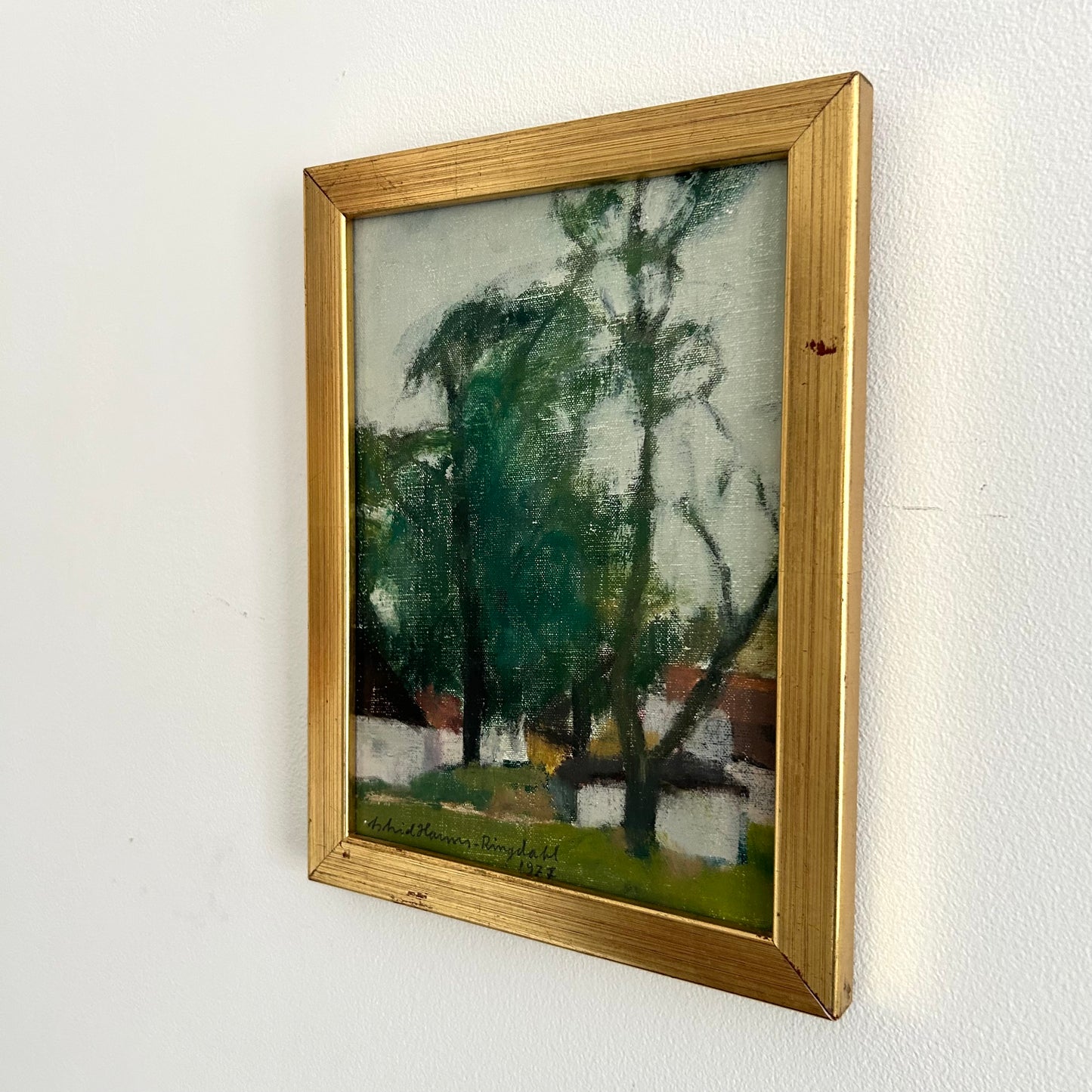 Green trees