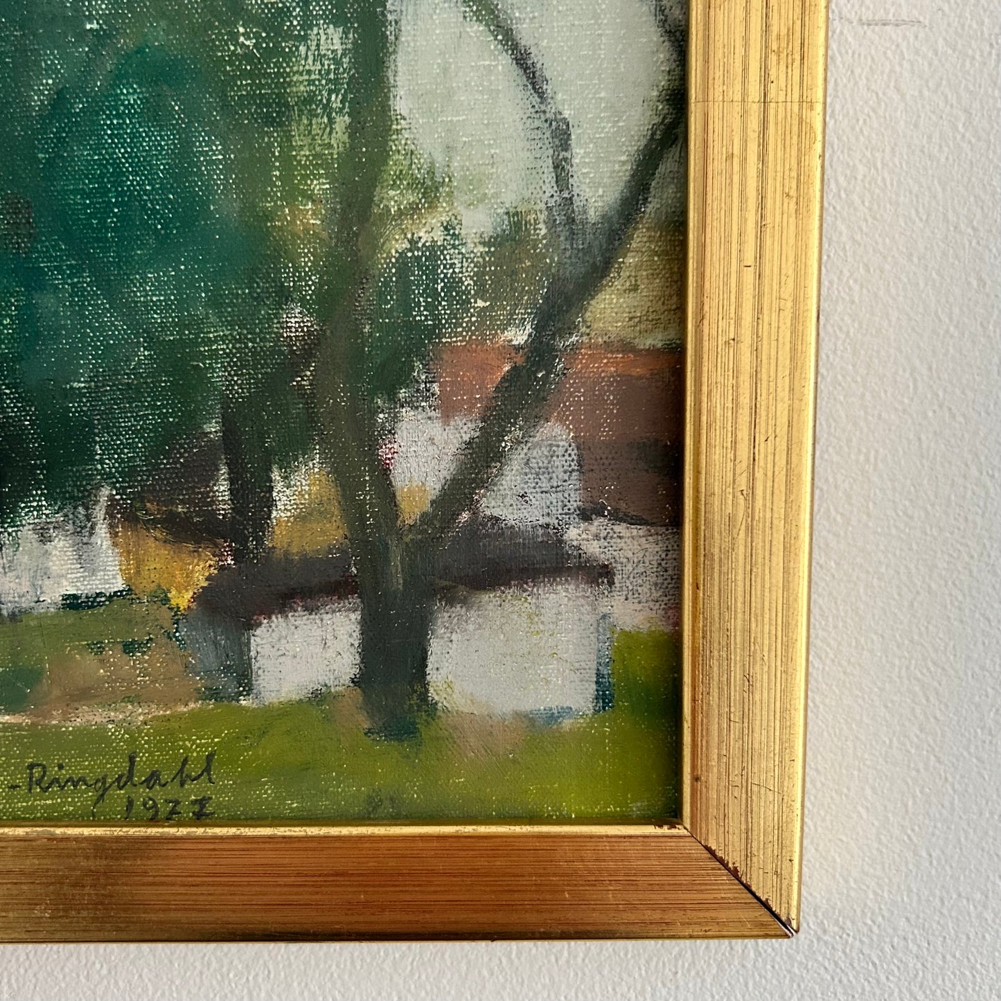 Green trees